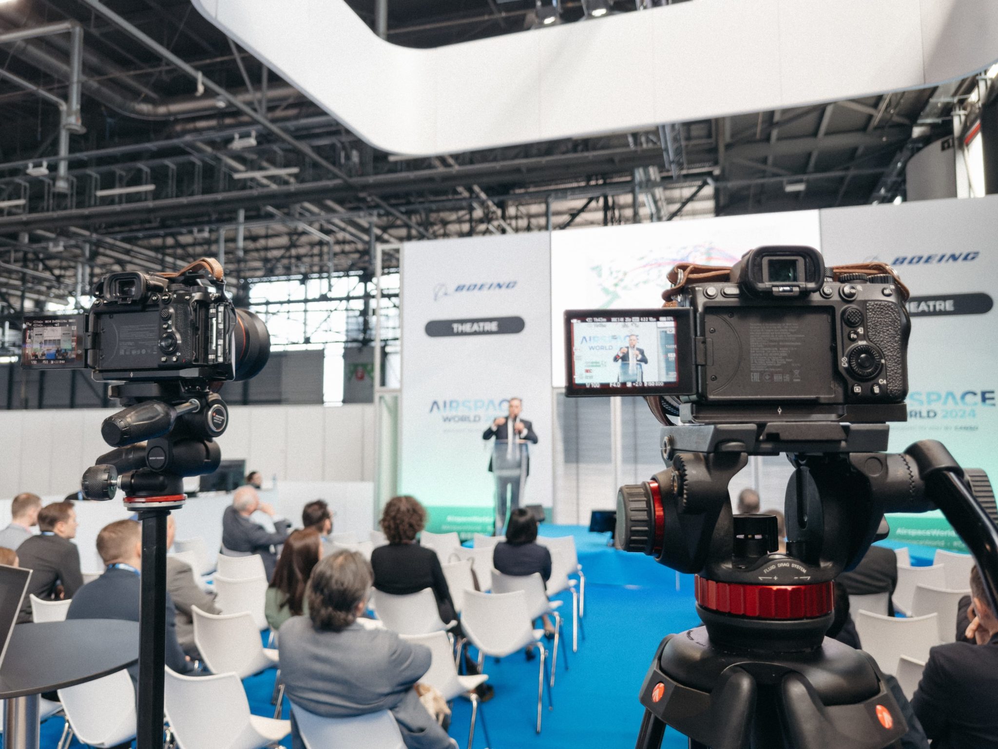 Captation conférence Palexpo avec deux caméras