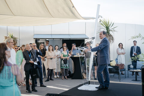 Réception 2050Today à la Terrasse de la Paix, Genève